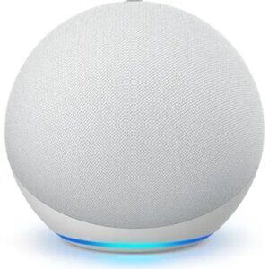 Amazon Echo (4th Gen) Wi-Fi, Bluetooth Wireless Smart Speaker, Glacier White